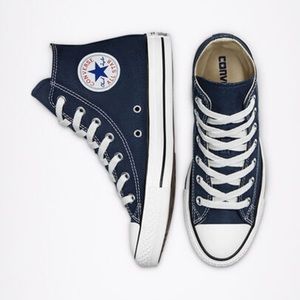 NWT/NIB Converse All Star High Tops, Navy Blue